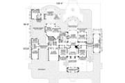 Mediterranean Style House Plan - 6 Beds 8 Baths 6904 Sq/Ft Plan #420-195 