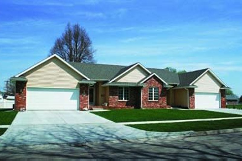 Home Plan - Exterior - Front Elevation 3 for Traditional House Plan #20-392 - 2 bed, 2 bath