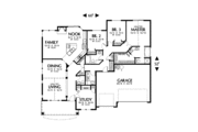 Craftsman Style House Plan - 4 Beds 2.5 Baths 1999 Sq/Ft Plan #48-408 
