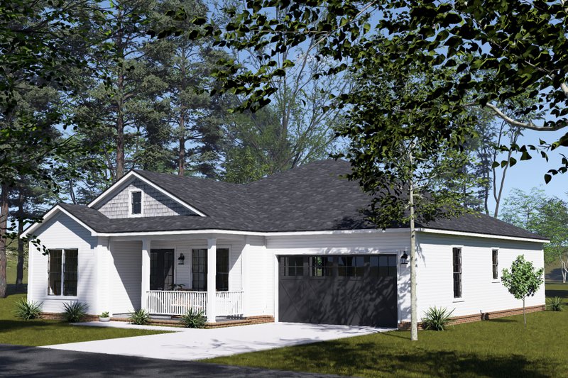 Architectural House Design - Exterior - Other Elevation 1 for Farmhouse House Plan #513-2428 - 4 bed, 2.5 bath