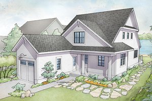 Traditional Exterior - Front Elevation Plan #928-286