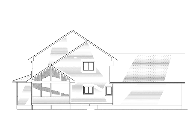 Dream House Plan - Exterior - Rear Elevation 1 for Craftsman House Plan #939-1 - 4 bed, 3.5 bath