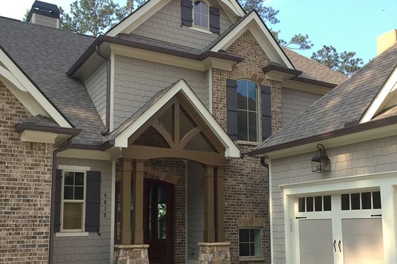 Exterior - Front Elevation 4 for Country House Plan #437-80 - 4 bed, 3.5 bath