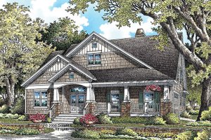 Dream House Plan - Craftsman Exterior - Front Elevation Plan #929-918