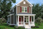 Traditional Style House Plan - 3 Beds 2 Baths 1400 Sq/Ft Plan #419-232 