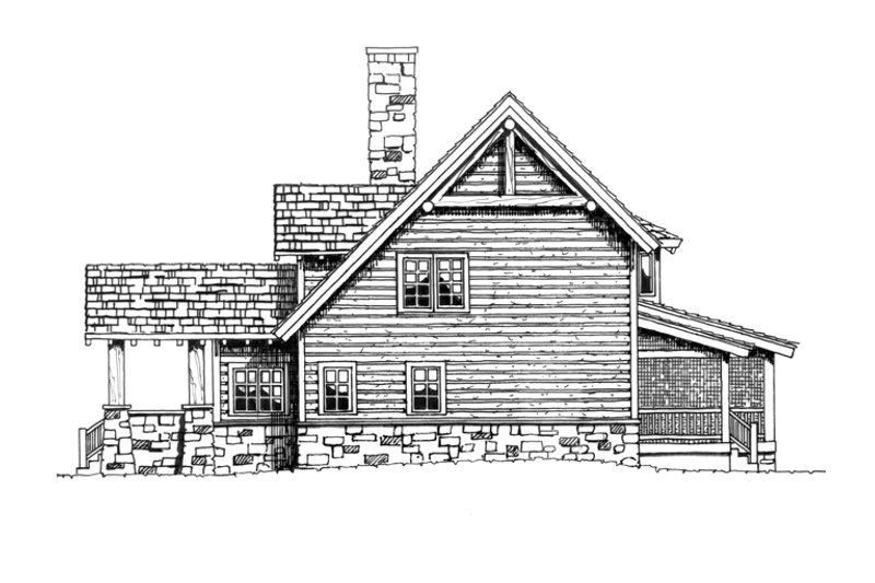 Home Plan - Floor Plan - Other Floor for Log House Plan #942-18 - 3 bed, 3 bath