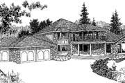 Country Style House Plan - 5 Beds 4.5 Baths 3617 Sq/Ft Plan #60-727 
