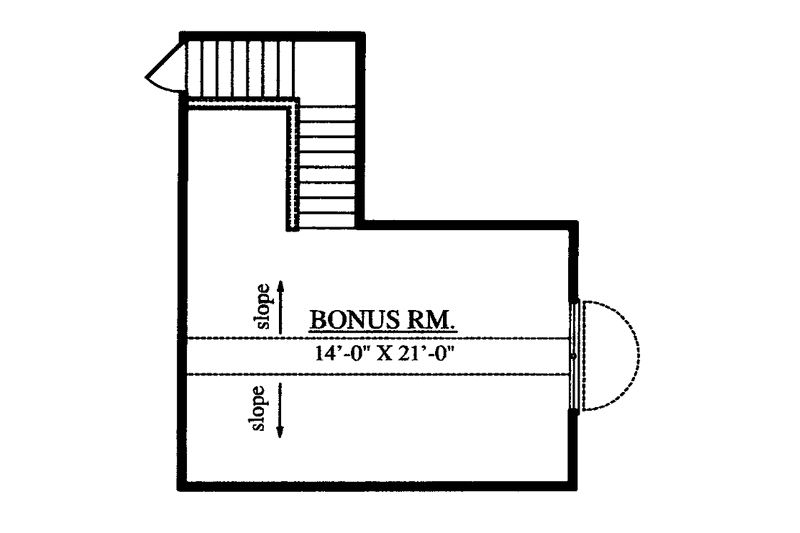 Dream House Plan - Floor Plan - Other Floor for Ranch House Plan #42-599 - 4 bed, 2 bath