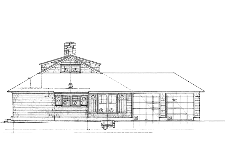 Dream House Plan - Exterior - Other Elevation 1 for Country House Plan #961-1 - 3 bed, 3 bath
