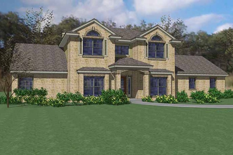 House Plan Design - Traditional Exterior - Front Elevation Plan #120-240