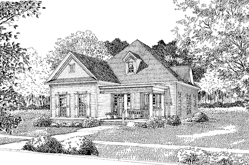 Home Plan - Ranch Exterior - Front Elevation Plan #17-2668