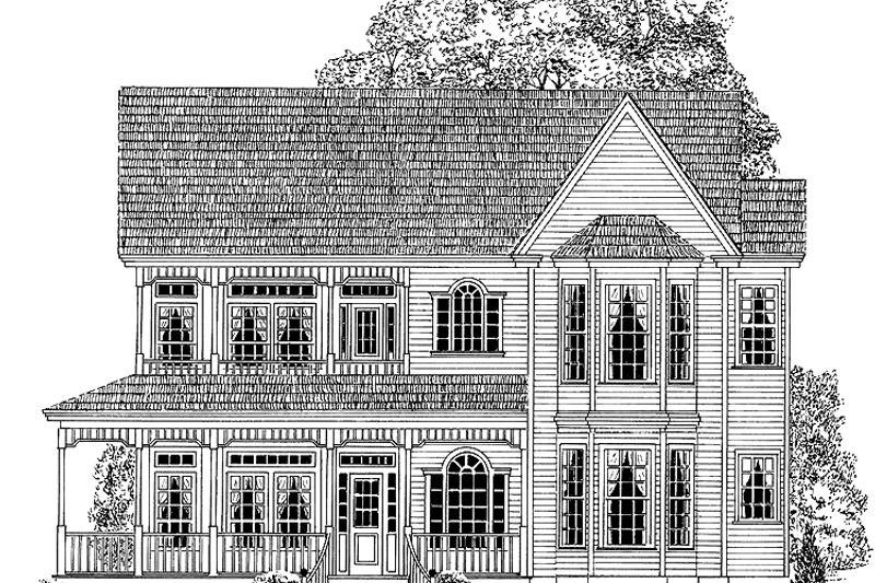 Home Plan - Victorian Exterior - Front Elevation Plan #1014-33