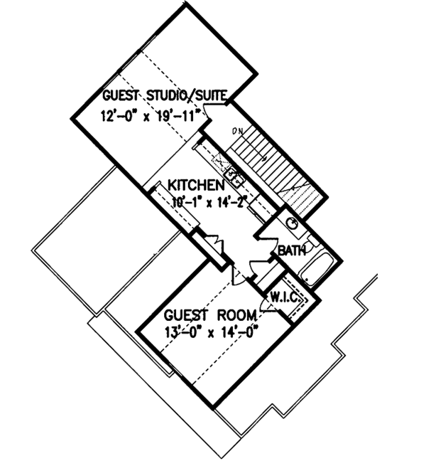 Craftsman Floor Plan - Other Floor Plan #54-245