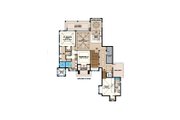 Mediterranean Style House Plan - 4 Beds 5 Baths 9430 Sq/Ft Plan #27-542 