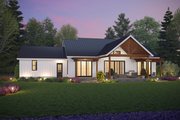 Farmhouse Style House Plan - 3 Beds 3 Baths 2057 Sq/Ft Plan #48-1182 