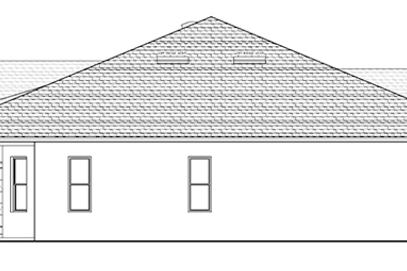 House Design - Exterior - Other Elevation 1 for European House Plan #1058-130 - 4 bed, 3 bath