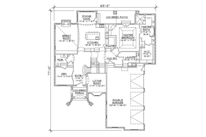 Dream House Plan - Floor Plan - Main Floor for European House Plan #5-467 - 7 bed, 4 bath