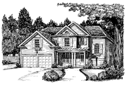 Country Style House Plan - 4 Beds 3 Baths 1902 Sq/Ft Plan #927-589 