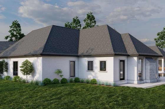 Exterior - Other Elevation 5 for European House Plan #923-69 - 4 bed, 4.5 bath