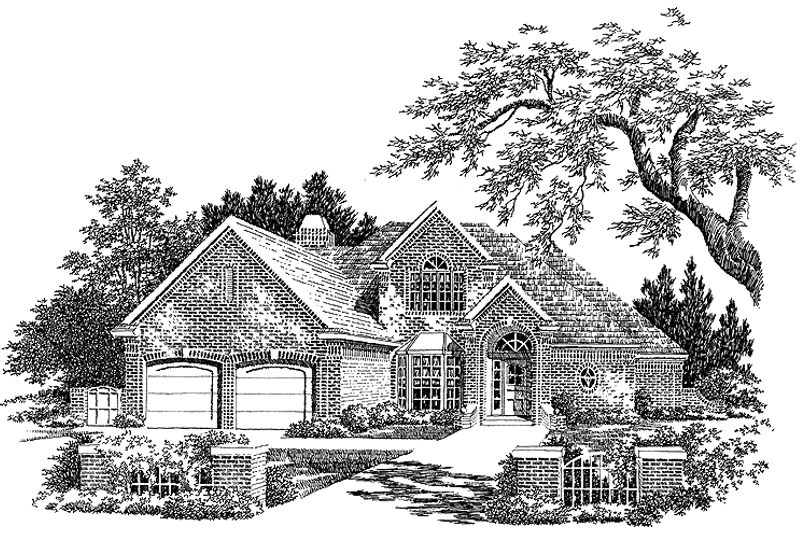 House Plan Design - Traditional Exterior - Front Elevation Plan #310-1050