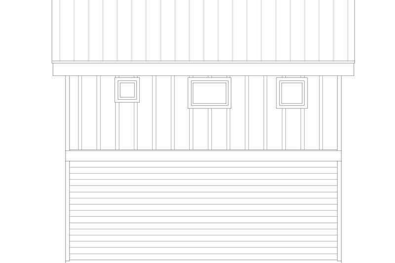 Dream House Plan - Exterior - Front Elevation 3 for Contemporary House Plan #932-461, 1 bath