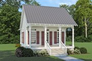 Cottage Style House Plan - 1 Beds 1 Baths 700 Sq/Ft Plan #45-624 