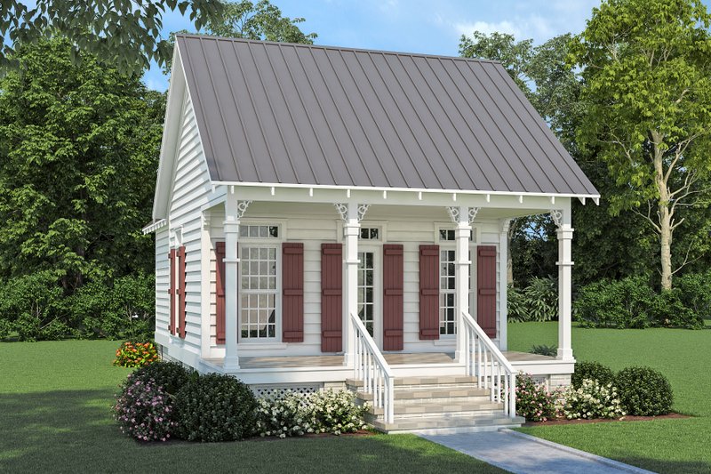 Architectural House Design - Cottage Exterior - Front Elevation Plan #45-624