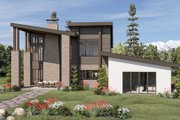 Modern Style House Plan - 3 Beds 2.5 Baths 3097 Sq/Ft Plan #455-356 