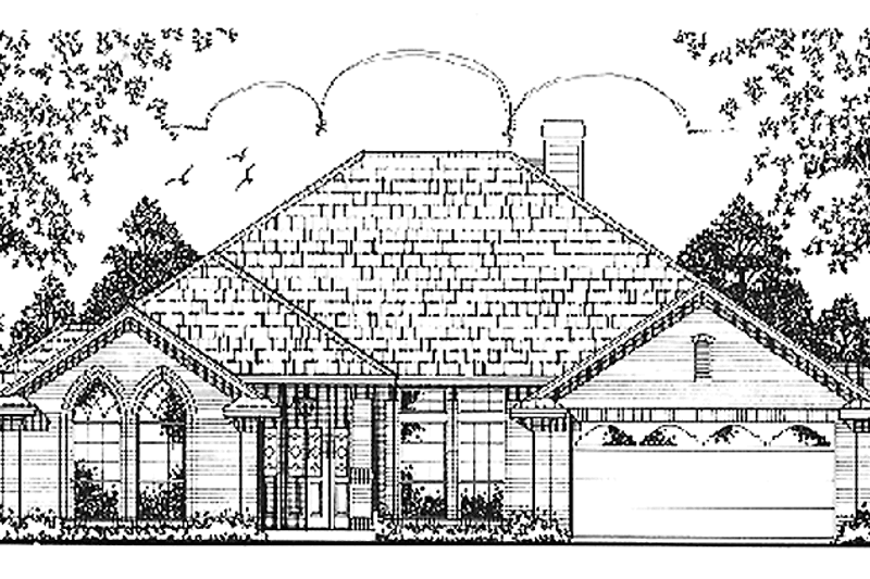 House Plan Design - Traditional Exterior - Front Elevation Plan #42-626
