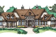 European Style House Plan - 3 Beds 3.5 Baths 4093 Sq/Ft Plan #929-941 