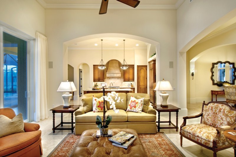 House Blueprint - Interior - Other for Mediterranean House Plan #930-446 - 3 bed, 3.5 bath