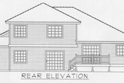 Traditional Style House Plan - 4 Beds 3 Baths 2269 Sq/Ft Plan #112-132 