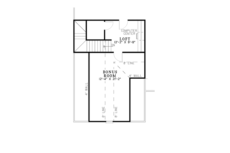 House Plan Design - Floor Plan - Upper Floor for Traditional House Plan #17-3042 - 4 bed, 3 bath