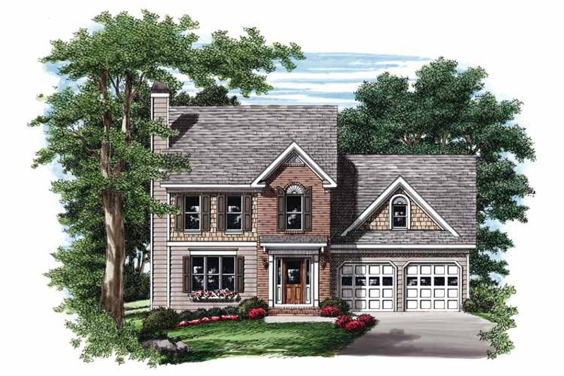 House Design - Colonial Exterior - Front Elevation Plan #927-839