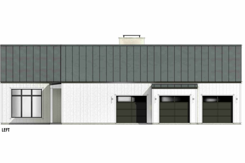 House Design - Exterior - Other Elevation 1 for Modern House Plan #1096-56 - 4 bed, 3.5 bath