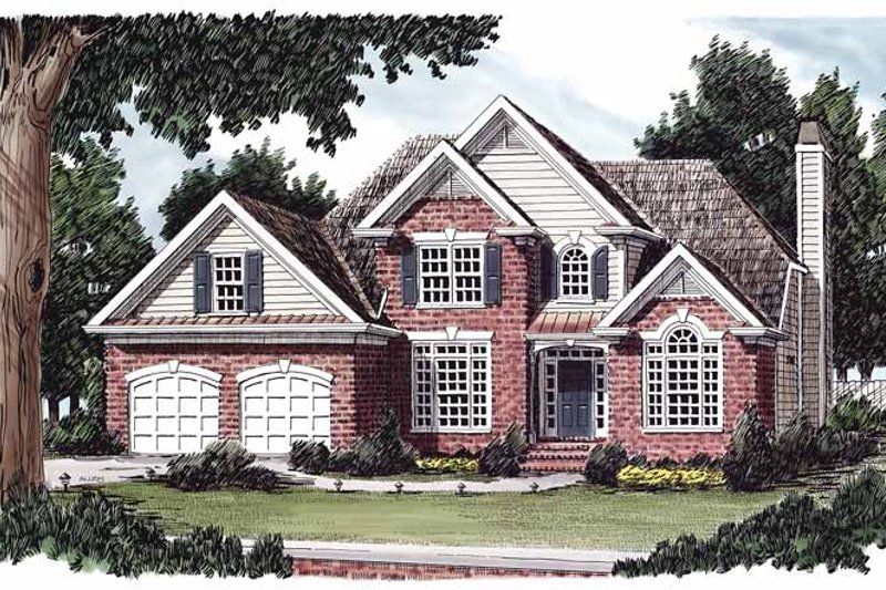 Dream House Plan - Traditional Exterior - Front Elevation Plan #927-140