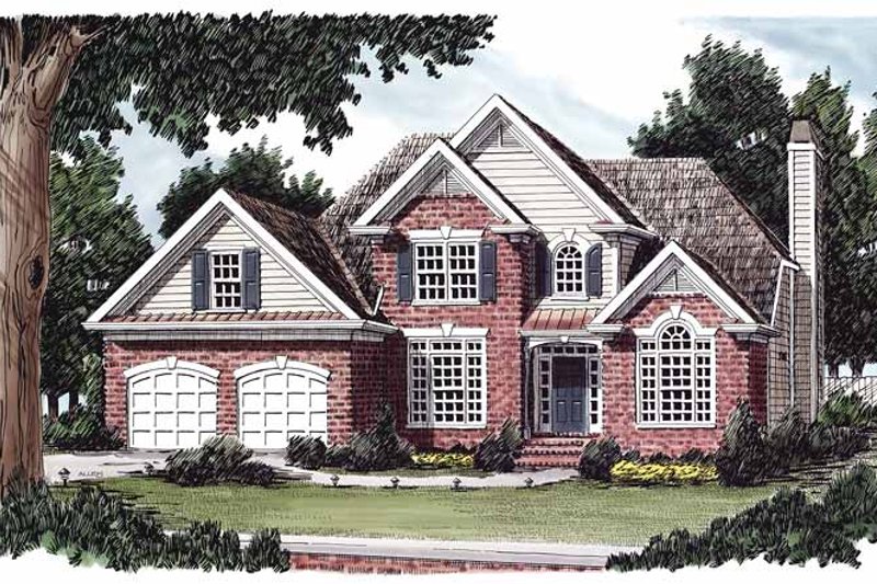 Architectural House Design - Traditional Exterior - Front Elevation Plan #927-140