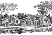 Country Style House Plan - 3 Beds 2 Baths 1826 Sq/Ft Plan #929-130 