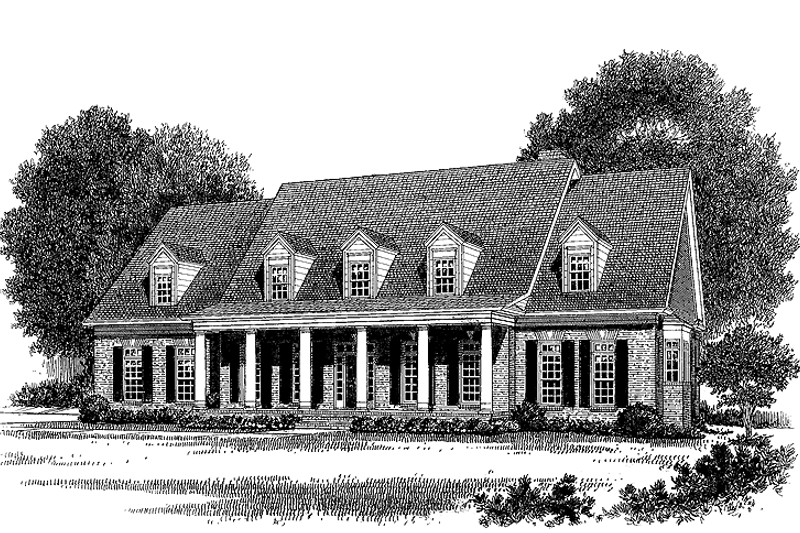 Dream House Plan - Classical Exterior - Front Elevation Plan #453-413