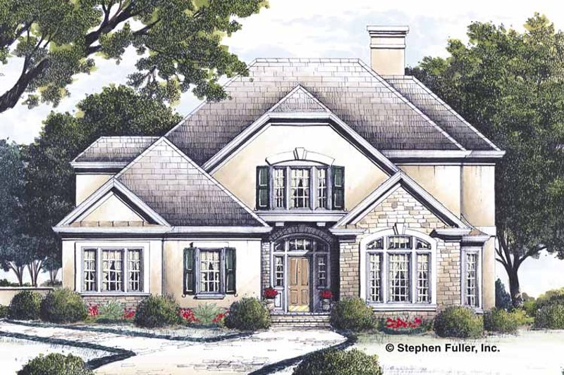 House Plan Design - Country Exterior - Front Elevation Plan #429-125
