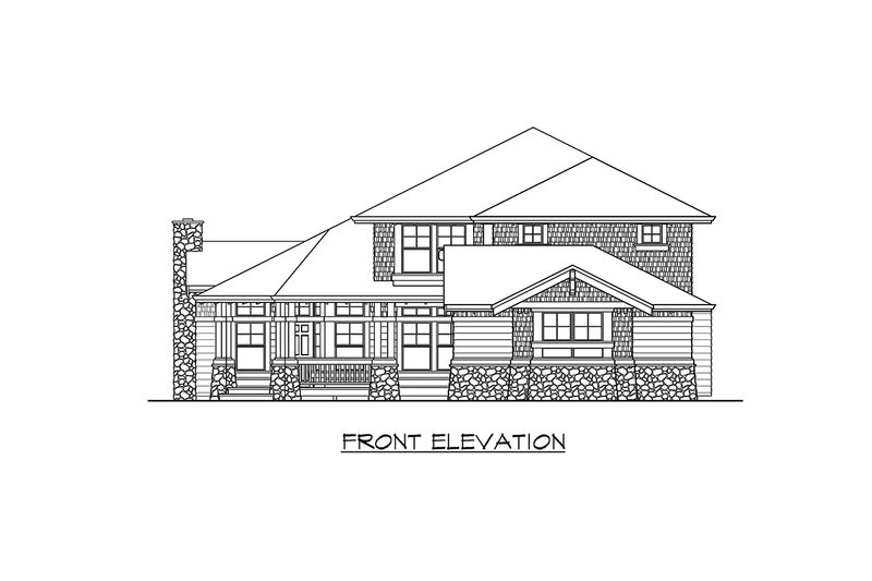 Dream House Plan - Exterior - Other Elevation for Craftsman House Plan #132-144 - 3 bed, 2.5 bath