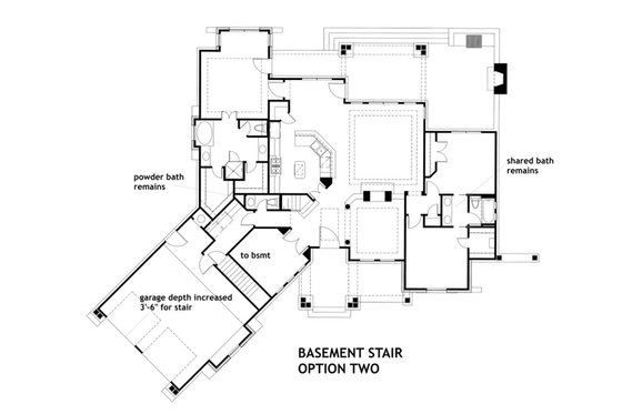 Optional Lower Level Stair Placement 2
