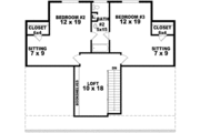 Southern Style House Plan - 3 Beds 2.5 Baths 2400 Sq/Ft Plan #81-733 