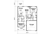 Craftsman Style House Plan - 4 Beds 3.5 Baths 2116 Sq/Ft Plan #20-2254 