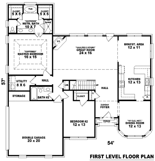 European Floor Plan - Main Floor Plan #81-967