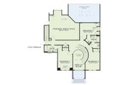 European Style House Plan - 5 Beds 5 Baths 3692 Sq/Ft Plan #17-452 Floor 