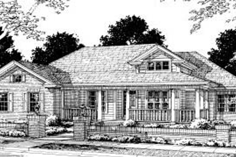 Home Plan - Traditional Exterior - Front Elevation Plan #20-315