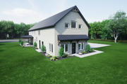 Barndominium Style House Plan - 4 Beds 2.5 Baths 2668 Sq/Ft Plan #1116-14 Exterior 