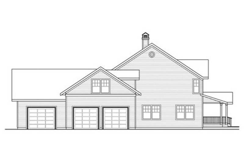 Dream House Plan - Exterior - Other Elevation for Traditional House Plan #124-837 - 4 bed, 4 bath