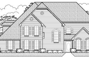 Traditional Exterior - Front Elevation Plan #65-237